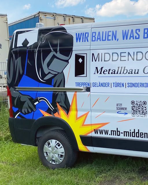 Instagram: Montagefahrzeug