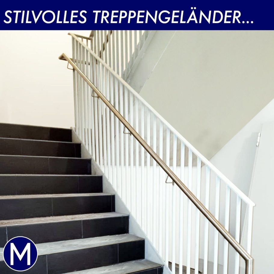 Treppengeländer in einem Stadion